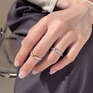 Dylam Trendy Design 14K Gold Rhodium Plated 925 Silver 5A Zirconia Eternity Band Interlock <b>Circle</b> <b>Rings</b> Daily Wear Women <b>Ring</b> - Product Image 3