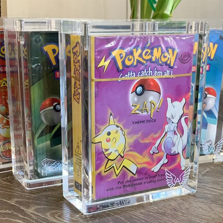 Acrylic Case for Game Cards Storage acrylic Framing Acrylic booster pack case