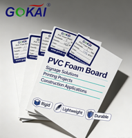 Lámina de Espuma de PVC Expandida GOKAI de 10 mm y 5 mm, Resistente a los Rayos UV, para Señalización Publicitaria, 2050x3050 mm, 1220x2440 mm, 4*8 pies, Tablero de PVC
