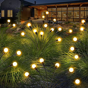 Lámpara Solar LED Impermeable IP65 con Forma de Luciérnaga para Decoración de Jardín y Caminos, Luz Oscilante a Nivel del Suelo - Product Image 1