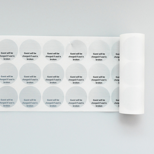 Etichetta VOID argentata, adesivo di sicurezza rotondo, etichette di garanzia antifurto, adesivo antimanomissione - Product Image 4