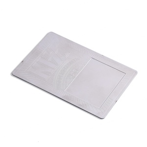 Marque-page rectangulaire en acier inoxydable avec logo en creux, prix direct usine, pas cher - Product Image 5