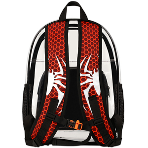 Fashion Heavy Duty PVC Clear <b>Backpack</b> Large Water Resistant Zipper 18 Unisex Day Use Computer Interlayer Transparent Spiders - Product Image 5