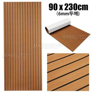 Revêtement de pont en mousse EVA auto-adhésif imitation teck, revêtement de pont marin en mousse EVA, tapis de sol en mousse EVA pour bateau 900x2300x6mm - Product Image 2