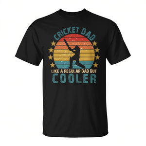 Camiseta Cricket Dad con diseño vintage para regalo del Día del Padre, camiseta genial para papá - Product Image 2