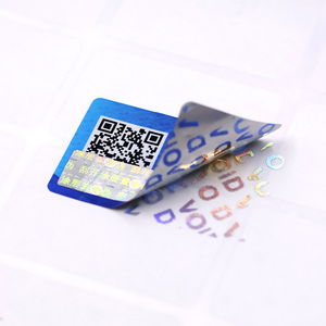 Tùy chỉnh chống giả mạo Watermark Holographic nhãn mã vạch với không thấm nước bền Tổng hợp giấy - Product Image 3