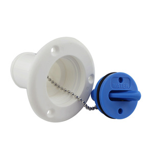 Tapa de llenado de combustible y agua de plástico ABS de 38 mm (1-1/2 pulgadas) para embarcaciones, accesorio náutico - Product Image 2