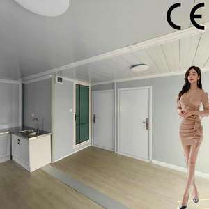 Petite maison confortable et confortable avec cabine de conteneur pliante intérieure et extérieure personnalisable - Product Image 3