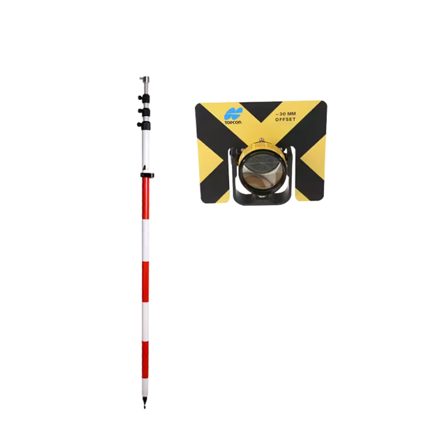 Tripod with 5m Center Pole 360 Degree Prism Large Prism Surveying Accessories Accessory Total Station Surveying Instrument