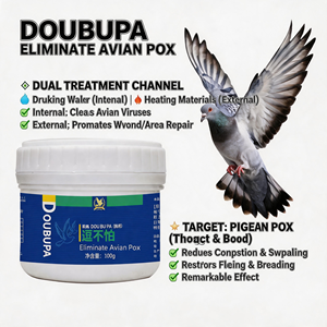 Élimination Efficace de la Variole Aviaire du <span class=keywords><strong>Pigeon</strong></span> : Guérison et Prévention Naturelle et Sûre des Lésions Cutanées, Prévention des Épidémies, Contrôle des Maladies, Grains 100g - Product Image 5