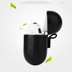 Funda protectora a <span class=keywords><strong>precio</strong></span> <span class=keywords><strong>de</strong></span> fábrica para <span class=keywords><strong>AirPods</strong></span> 3 y Pro 2, auriculares inalámbricos, pegatina anticaída <span class=keywords><strong>de</strong></span> cuero, accesorios para auriculares - Product Image 2