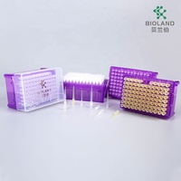Bioland Filtre pointe de pipette 10ul 100ul 200ul 1000ul 5ml 10ml Filtre Micropipette pointes de pipette stériles