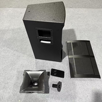 Haut-parleur audio professionnel OEM 12 pouces V12, boîtier carré en contreplaqué simple couche MDF 370x385x630mm (vide), garantie de 3 mois