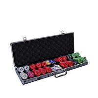 YH pas cher 300/500 pièces ensemble en céramique Casino Texas Hold'em EPT jetons de Poker avec boîte en aluminium à vendre