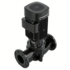 Grundfos Tp Vertical Inline <b>Pump</b> 1 Hp Three Phase <b>Electric</b> Centrifugal For Clear <b>Water</b> Flange Connection - Product Image 4