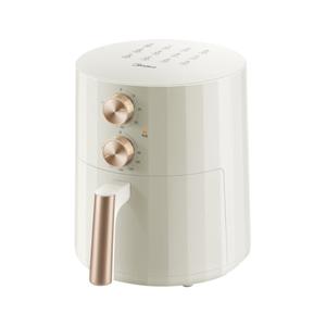 Freidora de Aire Midea 373x270x317mm Redonda Blanca con Revestimiento Cerámico Eléctrica Doméstica para Hornear Todo en Uno Antiadherente Fácil de Limpiar - Product Image 2