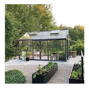 Moderna veranda esterna in alluminio con telaio in lega per Villa residenziale Hotel o cortile giardino <span class=keywords><strong>balcone</strong></span> recinzione Patio - Product Image 1