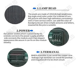 Écran LED de location couleur pleine pour extérieur, universel, pour scène, mariage, spectacle, grand module d'affichage LED - Product Image 3