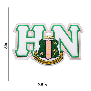 Trực tuyến chỉ theo khách hàng yêu cầu thêu vá chữ Quà Tặng Chenille các bản vá lỗi sắt trên tùy chỉnh - Product Image 2