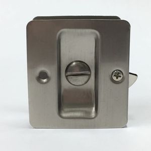 Cerradura de puerta corredera de zinc con función de privacidad para cocina y baño Fácil instalación - Product Image 5