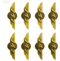 Badges 3D en alliage de divers modèles du fabricant, broches ailes de navette spatiale, origine Chine, emballés individuellement, disponibles en gros