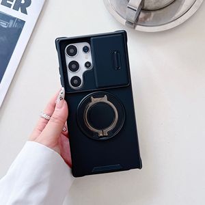 Ốp điện thoại có giá đỡ từ tính xoay cho Samsung S20 S21 S22 S23 S24 S25 Ultra s25edge A55 ống kính chống rơi - Product Image 6