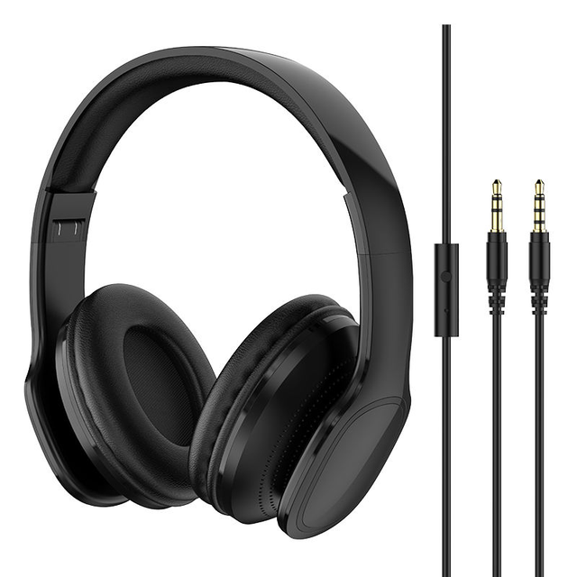 Wholesale 3.5mm Plug High Quality  Comfortable  Wired Headphones Over-Ear Headset for Music Gaming