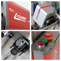 Machine de marquage laser automatique pour ligne de remplissage de boissons, imprimante laser au dioxyde de carbone pour bouteilles en verre de jus