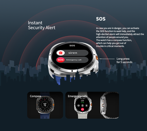 <span class=keywords><strong>สมาร์ทวอทช์</strong></span> AI รุ่นใหม่ ปี 2025 หน้าจอ Ultra HD รับสายได้ ChatGPT ตรวจจับการนอนหลับ กันน้ำ IP68 ชาร์จไร้สาย สายซิลิโคน หลายฟังก์ชั่น - Product Image 6