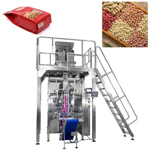 Automatically Mixed Coconut Flakes Dried Blueberries Almond Two linear Weigher Cashew Nuts Snack Pouch Packing Filling Machine