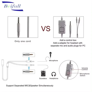 Somic G951s Mèo Tai Trọng Lượng Nhẹ 3.5Mm Chơi Game Tai Nghe Tai Nghe Có Dây Với <span class=keywords><strong>Mic</strong></span> Cho PS4 <span class=keywords><strong>Xbox</strong></span> PC Điện Thoại Di Động - Product Image 5