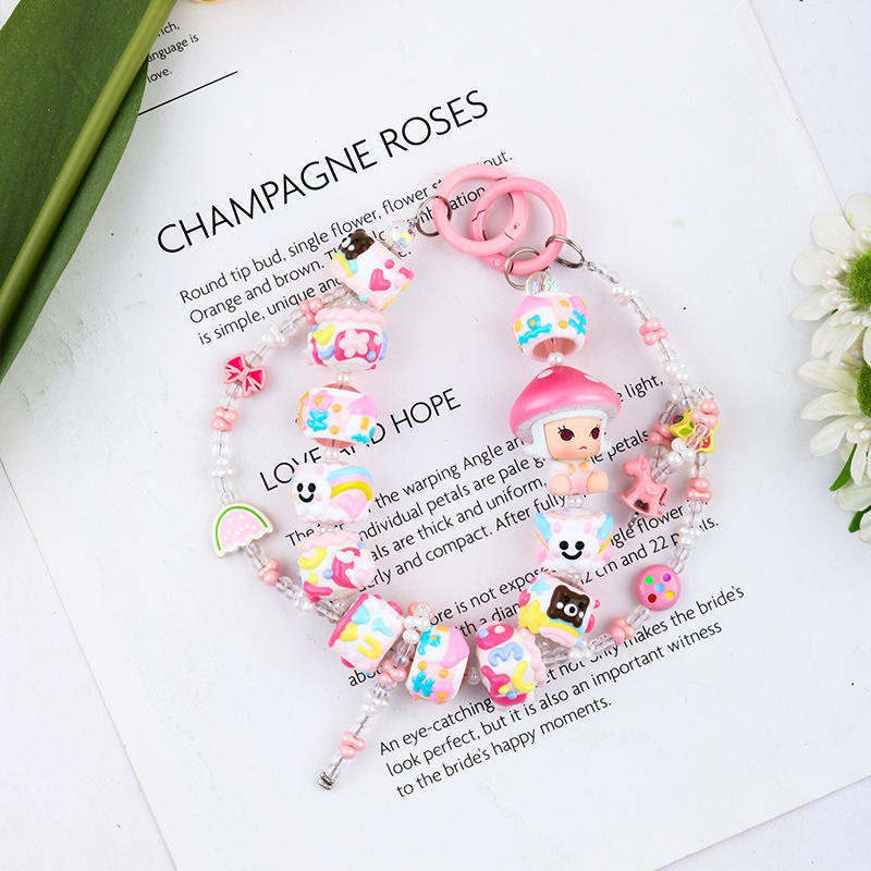 Q1656 - 6 Mignon Chaîne Aléatoirement Jumelé