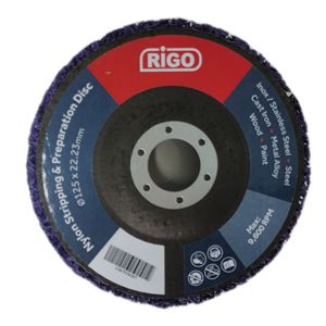 180X22mm Noir Quick Clean Disc Strip Poly disc Meuleuse d'angle Clean & strip disc pour enlever la peinture, l'huile, le bois, le revêtement, le béton - Product Image 3