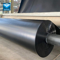 Géomembrane HDPE OBOR haute résistance à la traction, anti-UV, indéformable, imperméable pour décharges, fermes piscicoles, barrages et utilisations extérieures