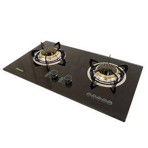 Estufa de <span class=keywords><strong>Gas</strong></span> Doméstica de Doble Quemador de Acero Inoxidable, Empotrable o de Sobremesa, <span class=keywords><strong>Gas</strong></span> Natural/GLP, Ahorro de Energí<span class=keywords><strong>a</strong></span>, Encendido Electrónico por Pulsos - Product Image 4