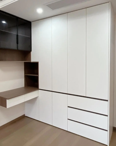 Fabricante de Muebles personalizados Muebles de dormitorio Diseño de armario moderno modular de madera Armario de dormitorio Estilo minimalista - Product Image 2