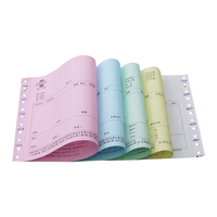 Impresora de forma continua para oficina, máquina de impresión OEM personalizada de fábrica de 1-6 capas, 500 hojas, papel sin carbón A4 NCR