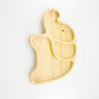 Assiettes à dîner en bambou écologique Renard Mouton Lapin Éléphant Koala Forme Enfants Bambou Animal Bébé Assiette pour bébé et enfants