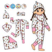Pantalones de Bambú para Bebé Niña, Estilo Retro con Estampado de Vaca de las Tierras Altas, con Volantes y Corte Acampanado, Casuales para Invierno y Primavera