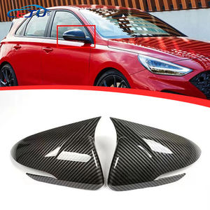 Capuchons de rétroviseur de porte de voiture en ABS noir brillant pour <span class=keywords><strong>Hyundai</strong></span> <span class=keywords><strong>I30</strong></span> N Line Elantra GT Sport PD 2017-2025 - Product Image 1
