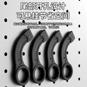 Llave de impacto de vástago curvado de alta resistencia Baolian, hexagonal de un solo extremo, métrica 46/55/36mm, grado industrial - Product Image 5