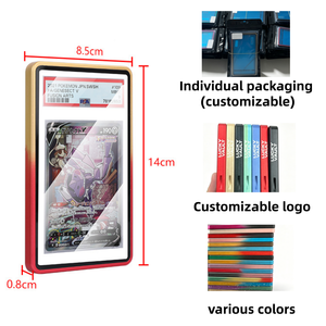 Protection UV à 100 %, plaque métallique en alliage d'aluminium pour pare-chocs dégradé Pokémon pour cartes gradées avec indice PSA - Product Image 6