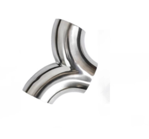 SS304 <span class=keywords><strong>SS316</strong></span> 90 도 더블 TC 클램프 용접 벤드 팔꿈치 - Product Image 1