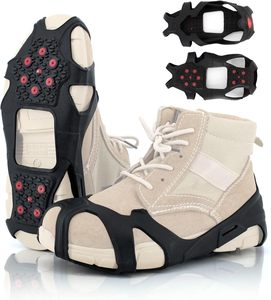 Rutschfeste Eis- und Schneegreifer, Starke Traktionsstollen mit 11 Stahlspikes und PPE-Zertifizierung - Product Image 1