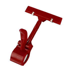 Venta al por mayor Precio al por menor Titulares Clips de etiquetas Precio Tiras Titulares ABS Precio transparente Titular para librería personalizada - Product Image 3