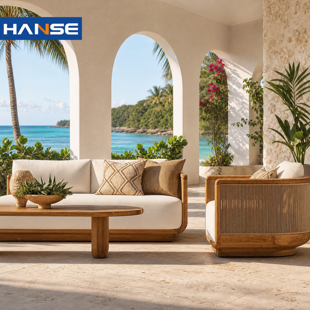wooden garden sofas