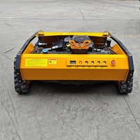 Cortadora de Césped Robótica con Control Remoto, Aprobada por CE y EPA, para Todo Tipo de Terreno, con Orugas de Goma para Agricultura