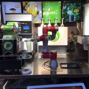 High Security Level Small Size Robot Doner Full Automatic Cobot Robot Drinks