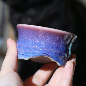 Maceta de Cerámica para Bonsái, Pequeña, Redonda, Estilo Japonés, Hecha a Mano, Tamaño de Palma, Xingyu - Product Image 3