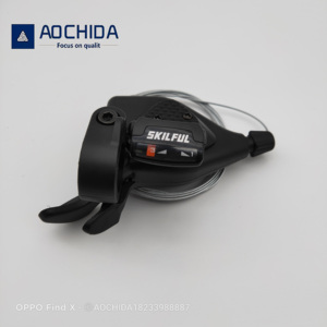 Accesorios para bicicleta, palanca de cambios de cadena de dedo dividido, 3 velocidades * 9 velocidades, 27 velocidades, <span class=keywords><strong>desviador</strong></span> de bicicleta de alta calidad SKILFUL - Product Image 3